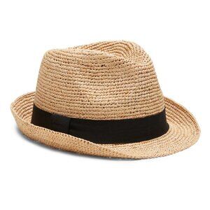Banana Republic Packable Fedora Straw Hat Small/Medium adjustable